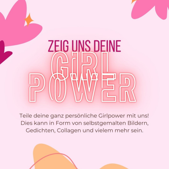 Zeig uns deine Girl*power! Mach mit bei unserer Postkarten-Aktion