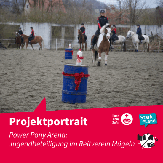 Power Pony Arena: Jugendbeteiligung im Reitverein Mügeln