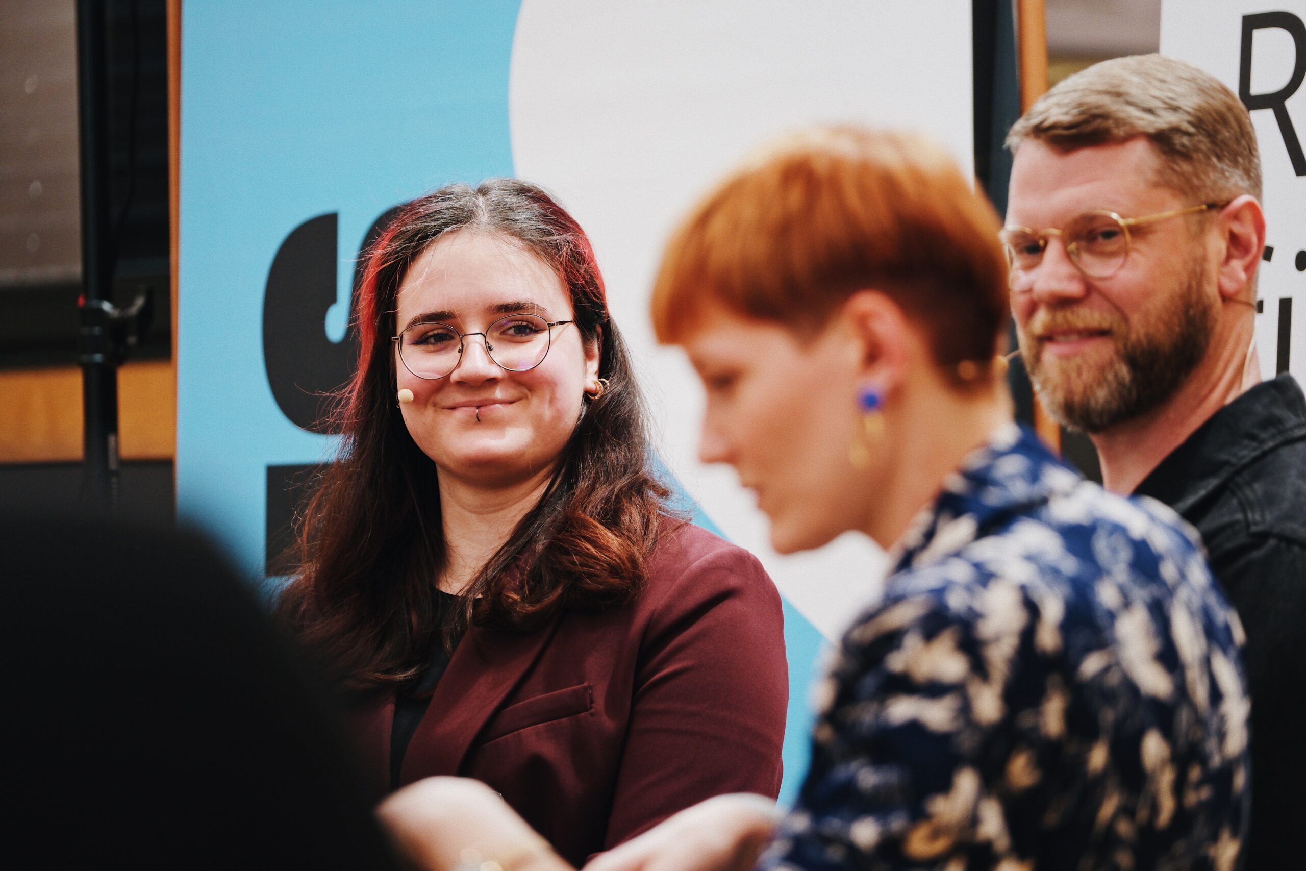 Gespräch auf dem Live-Podcast in Dresden